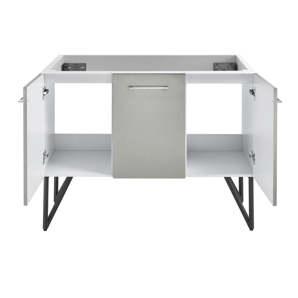Annecy 48 Brushed Gray Bathroom Vanity Cabinet Only (SM-BV234)