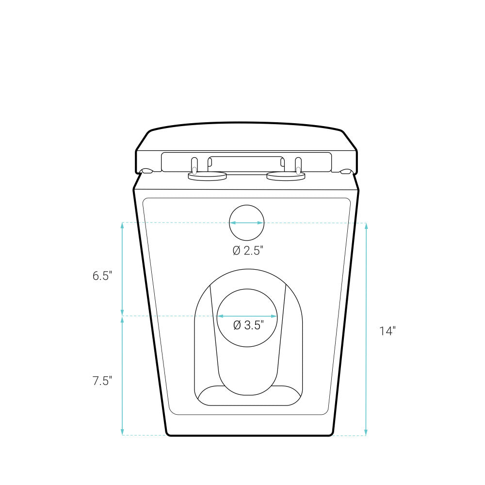 St. Tropez Back-to-Wall Elongated Toilet Bowl