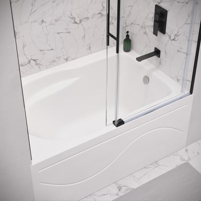 Ivy 54'' x 30" Bathtub with Apron Right Hand Drain in White