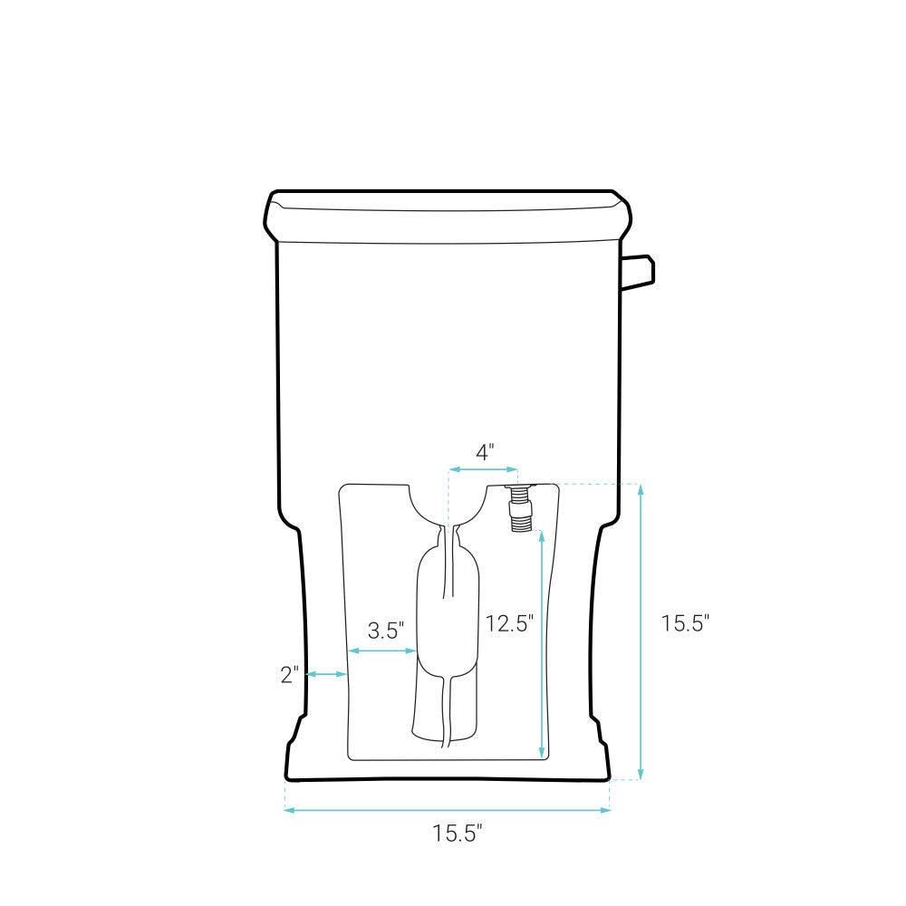 Voltaire One-Piece Elongated Toilet Left Side Flush Handle 1.28 gpf in Matte Black