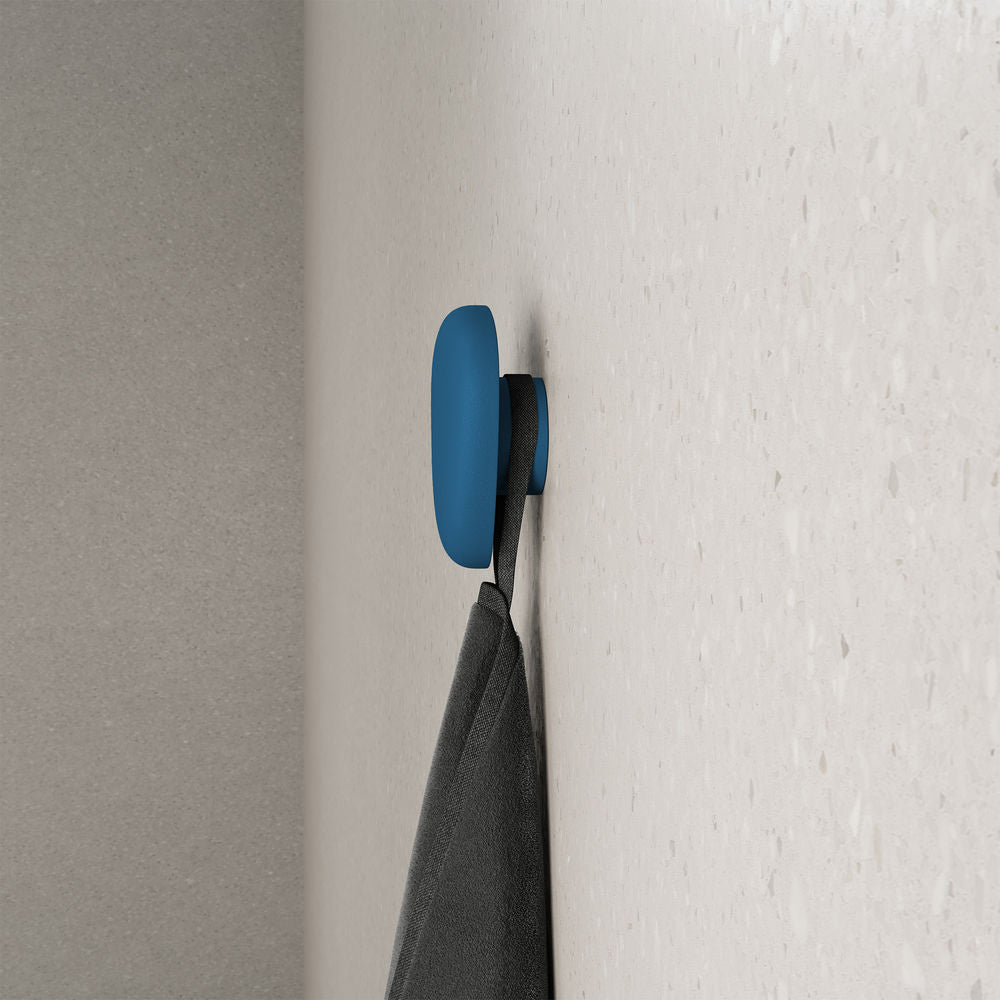 Plaisir Concrete Bathroom Robe Hook in Royal Blue