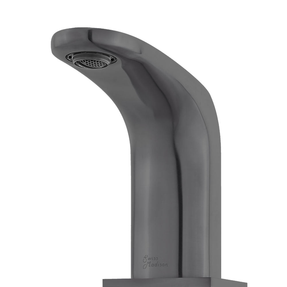 Chateau 8 in. Widespread, 2-Handle, Bathroom Faucet in Gunmetal Gray