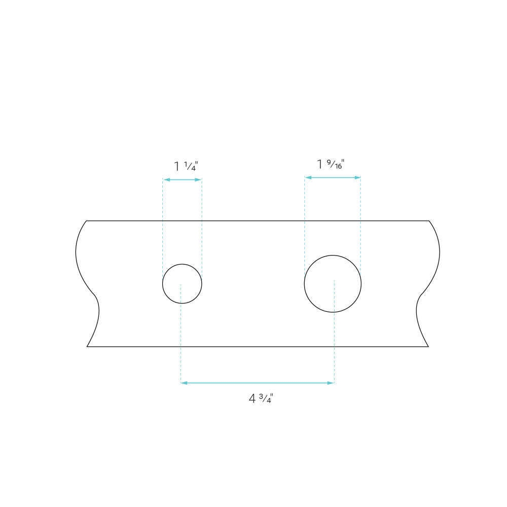Monaco Single-Handle, Wall-Mount, Bathroom Faucet in Chrome
