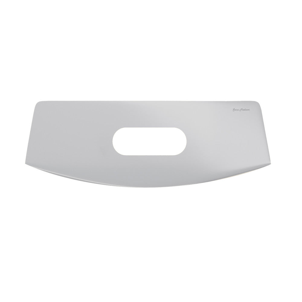 St. Tropez Dual Flush Toilet Tank Lid Glossy Gray