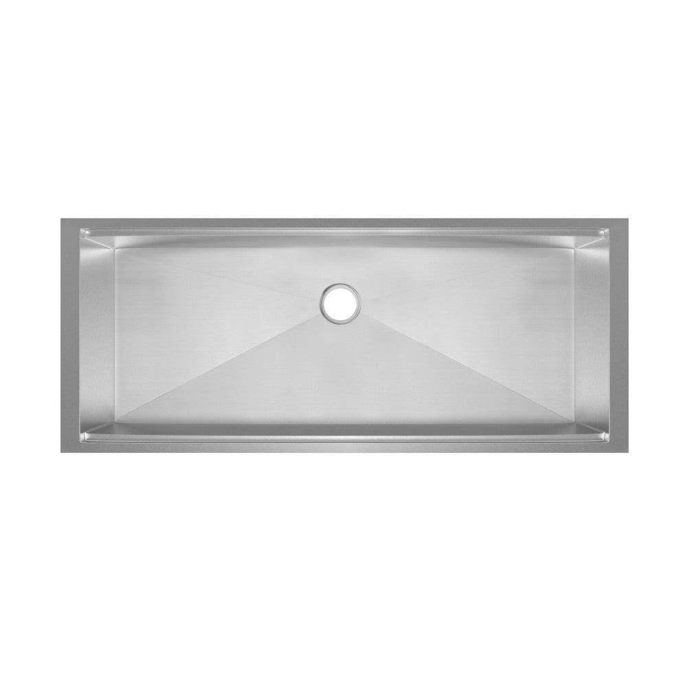 Rivage 45 x 19 Single Basin Undermount Kitchen Workstation Sink