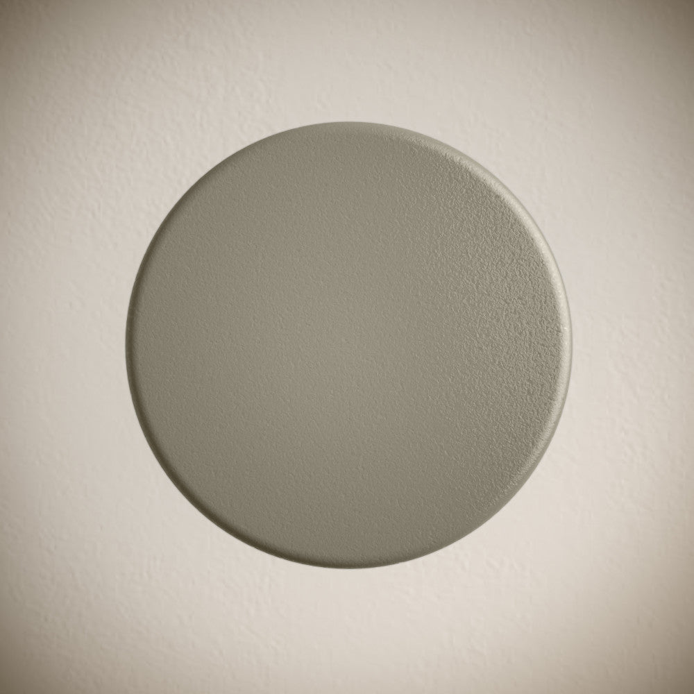 Lisse Concrete Bathroom Sink Non-Overflow Pop Up Drain in Matte Taupe