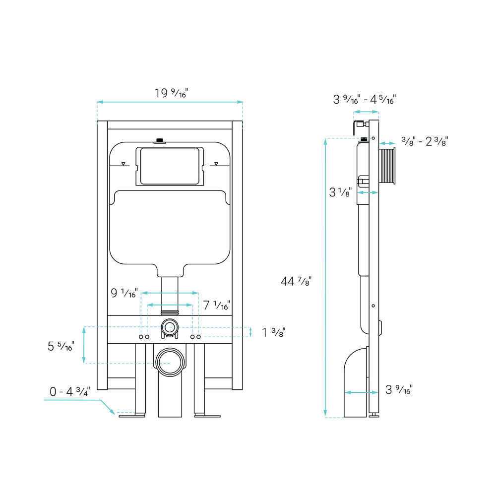 Pur Smart Wall-Hung Bidet Toilet with Matte White Actuator