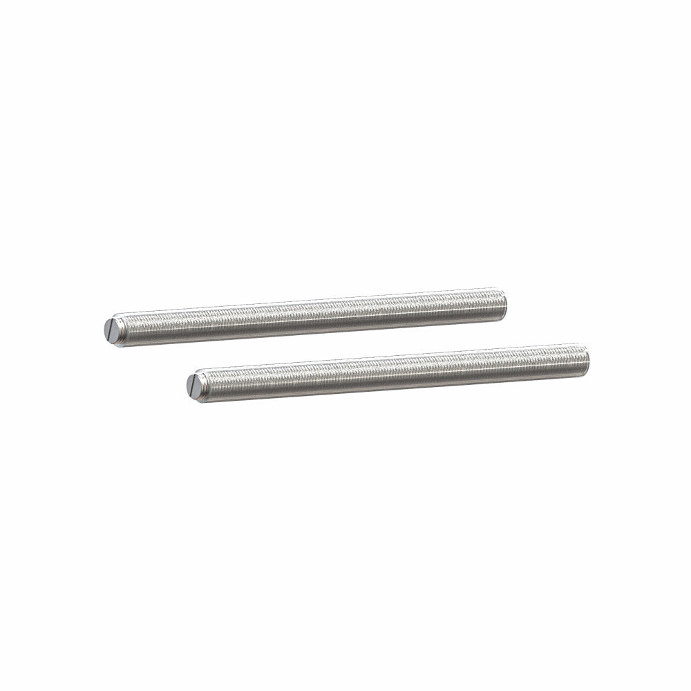 Fantome 2x4 thread bolt set, stainless steel replacement parts for toilets, two bolts included.