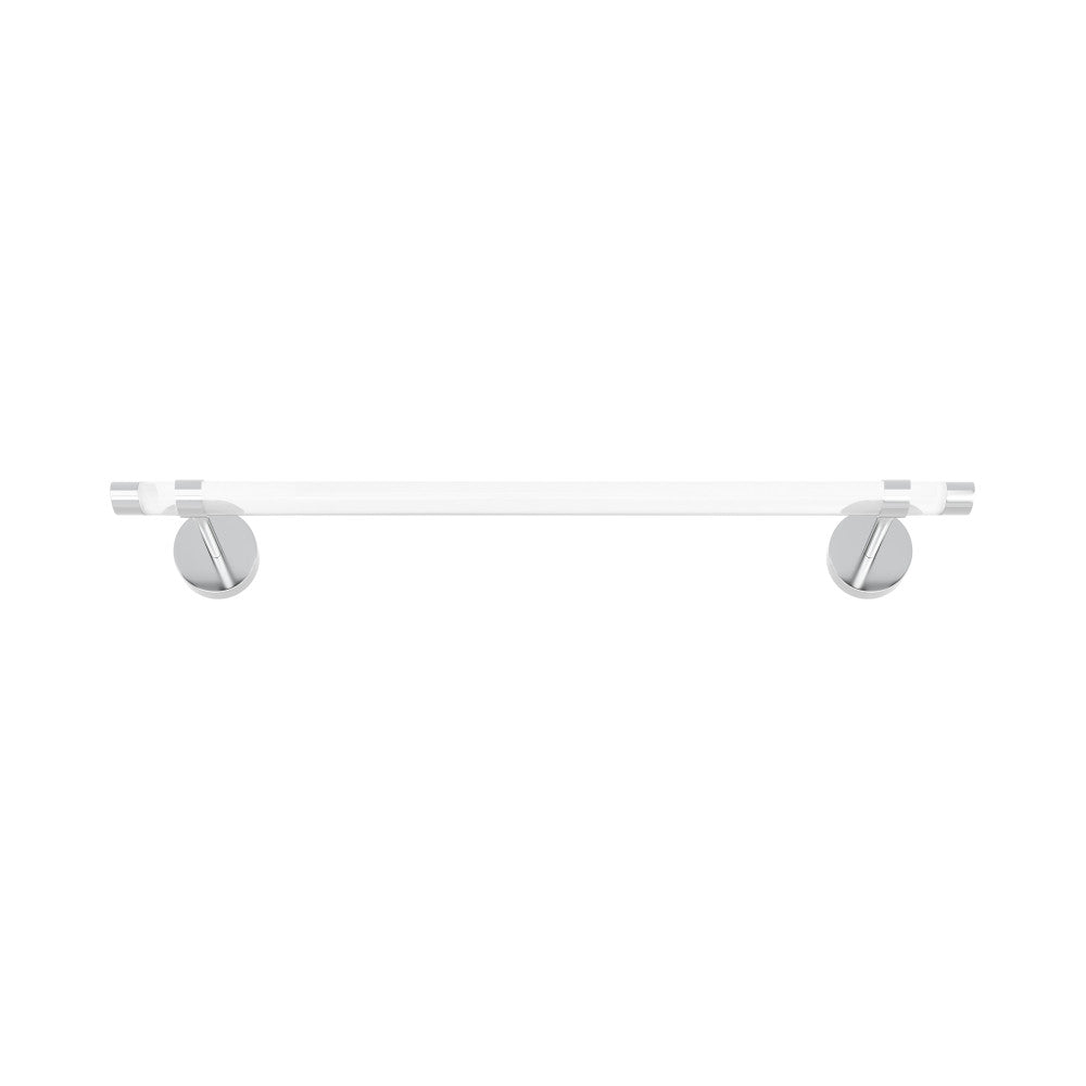 Verre 24" Acrylic Towel Bar in Chrome