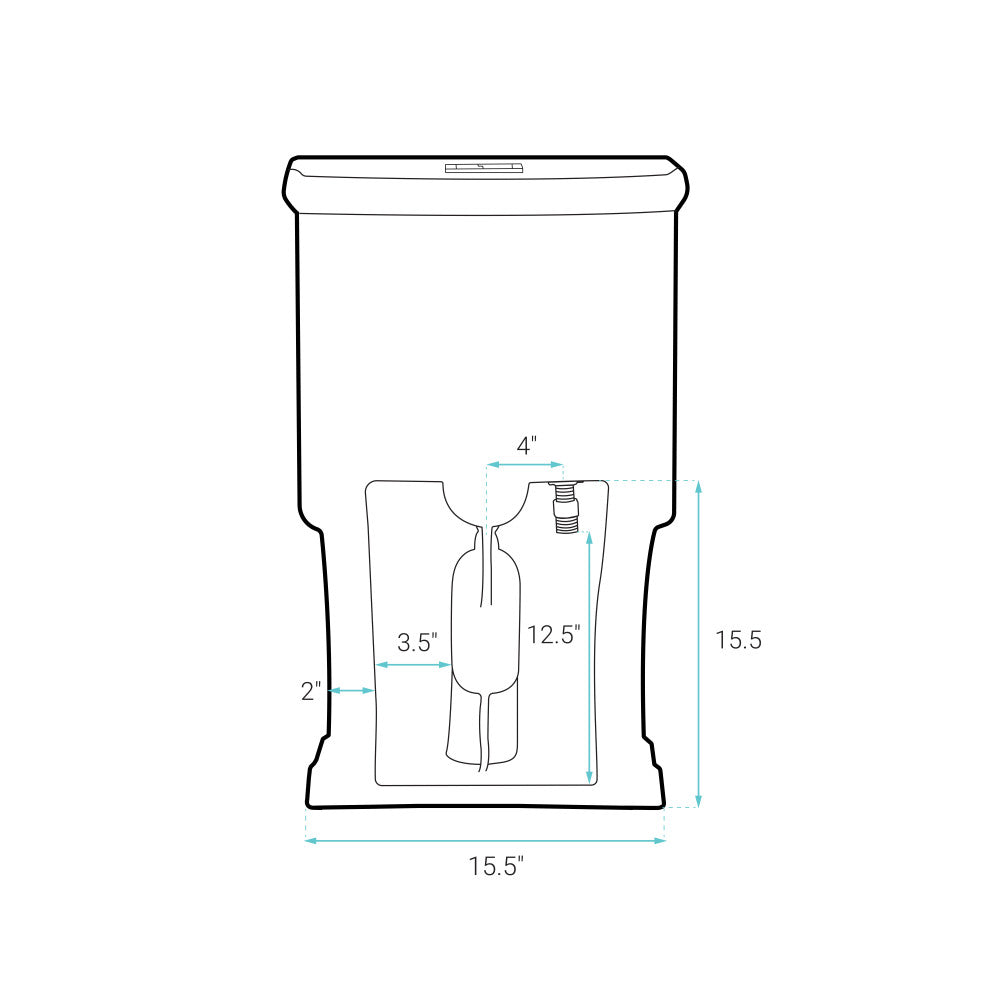 Voltaire One-Piece Elongated Toilet Dual-Flush 1.1/1.6 gpf
