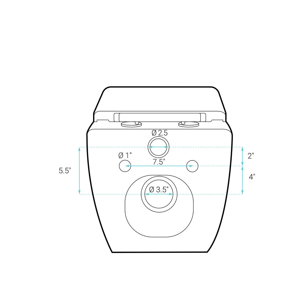 Concorde Wall-Hung Toilet Bundle 0.8/1.6 GPF Dual Flush in Glossy White with White Flush Plate