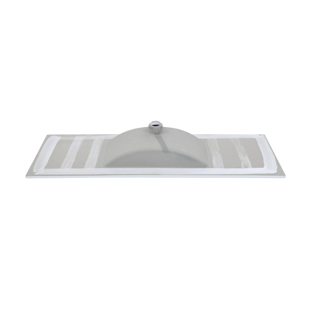 48" 3-Hole Widespread Vanity Sink Top in Glossy White