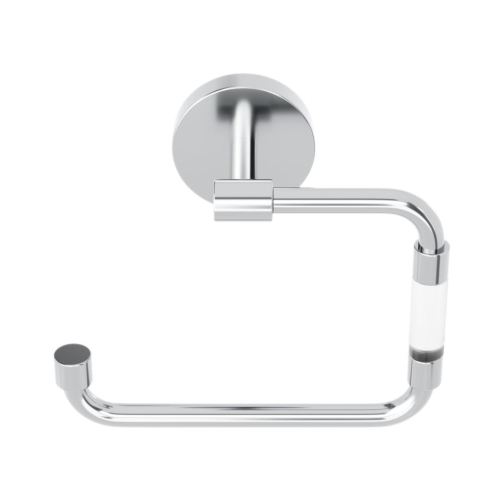 Verre Acrylic Toilet Paper Holder in Chrome