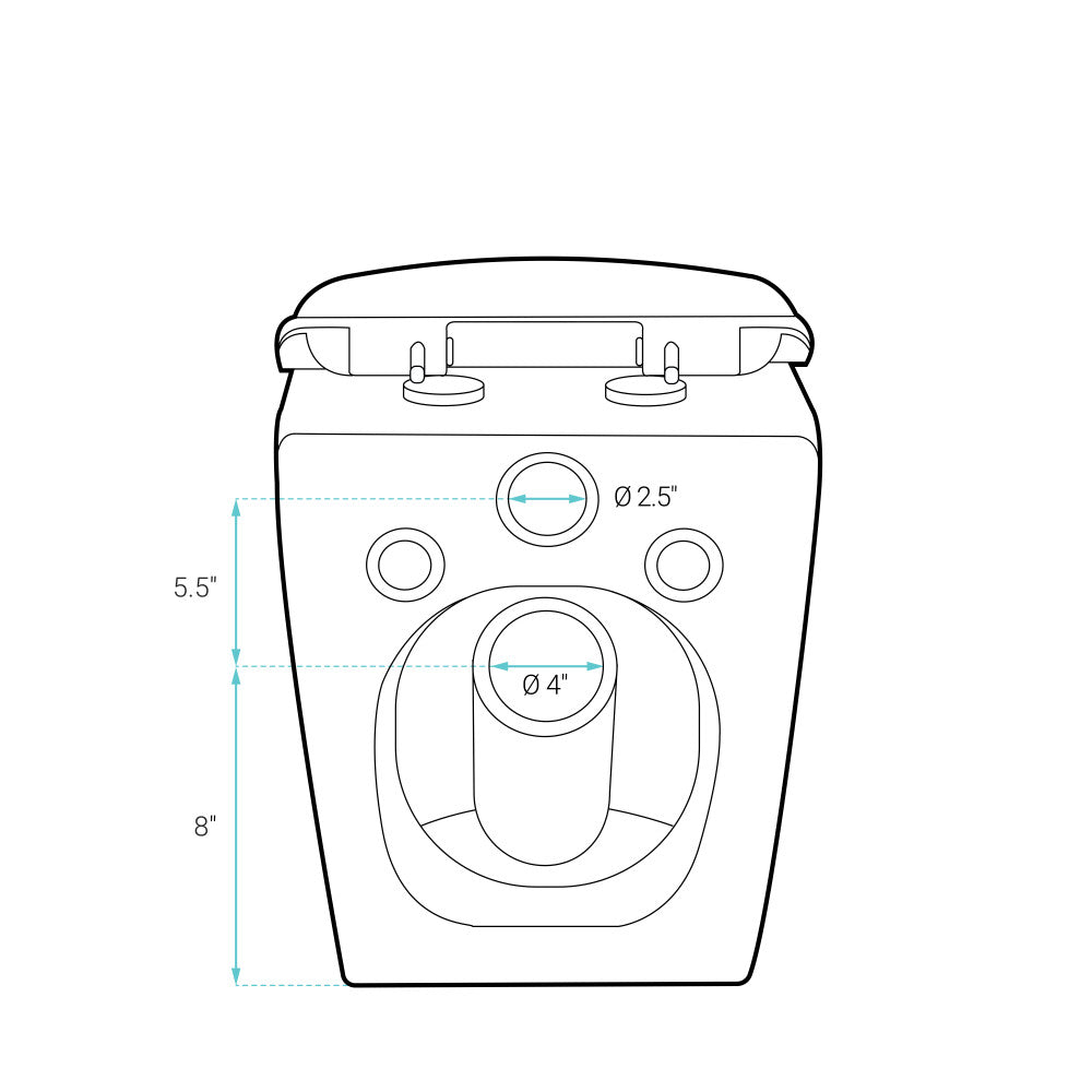 St. Tropez Wall Hung Toilet Bundle (SM-WT449, SM-WC424, SM-WC001C)