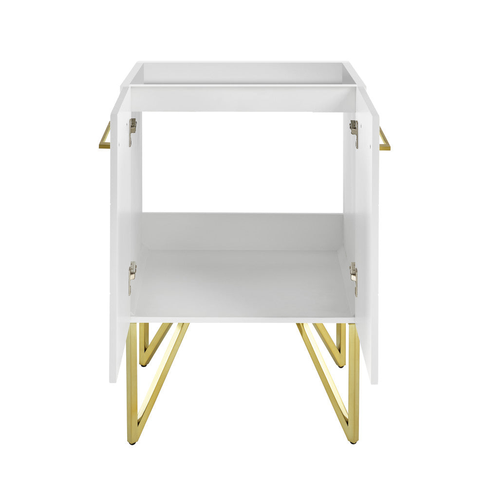 Annecy 24 White Bathroom Vanity Cabinet Only (SM-BV255W)