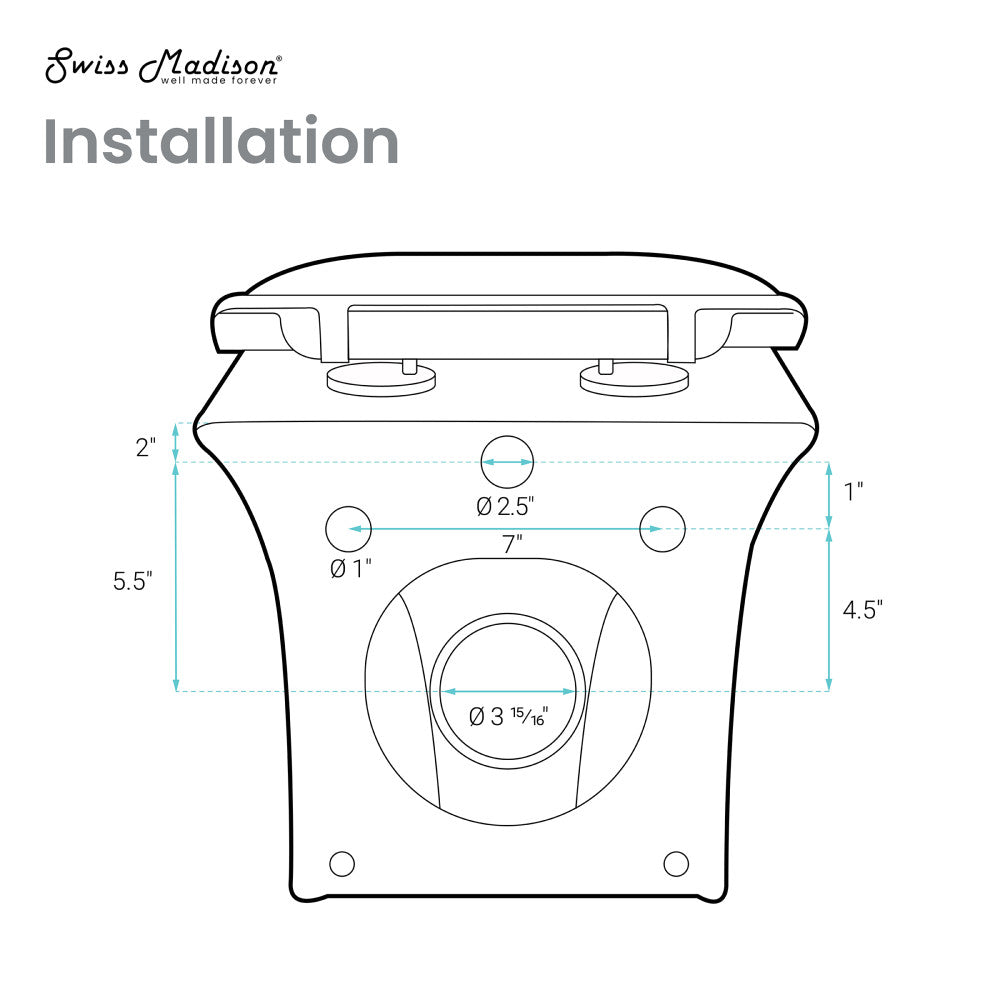 Cascade Wall-Hung Elongated Toilet Bowl
