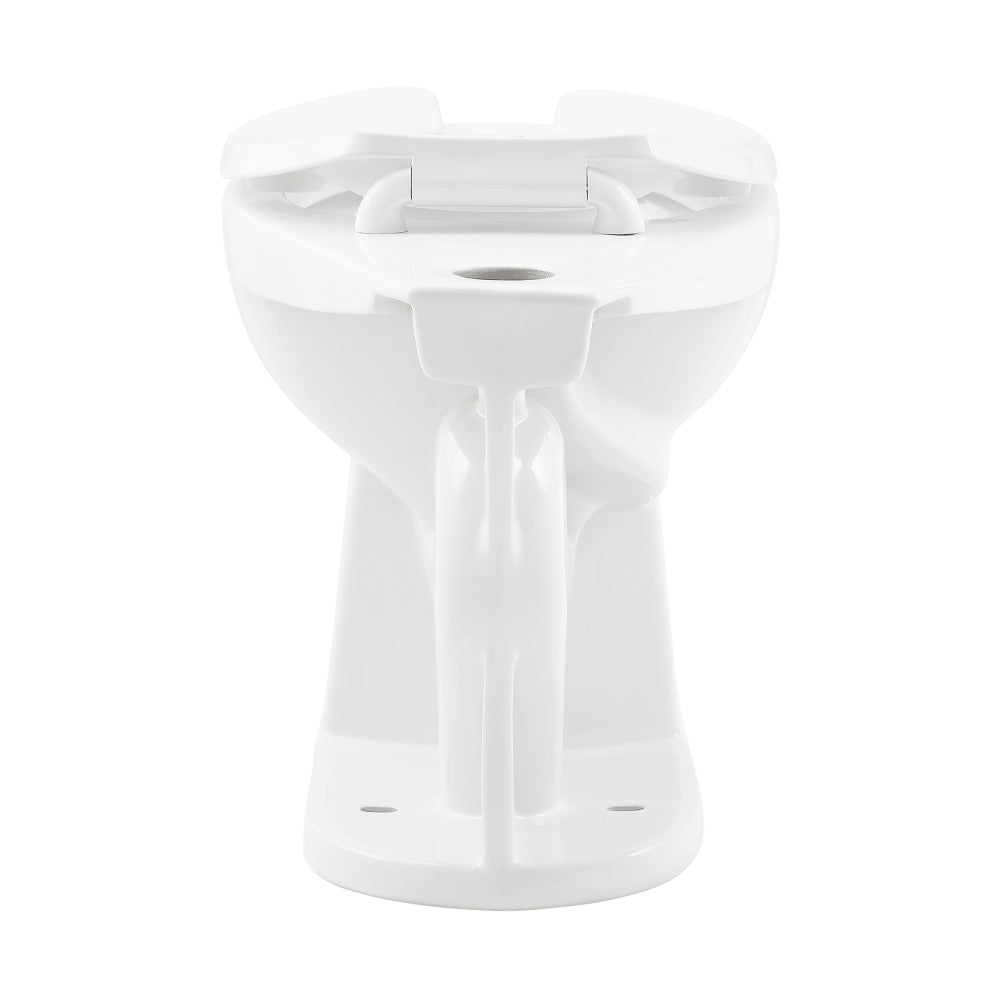Sirene Floor-Mounted Commercial Elongated Top Flush Spud Flushometer Toilet Bowl