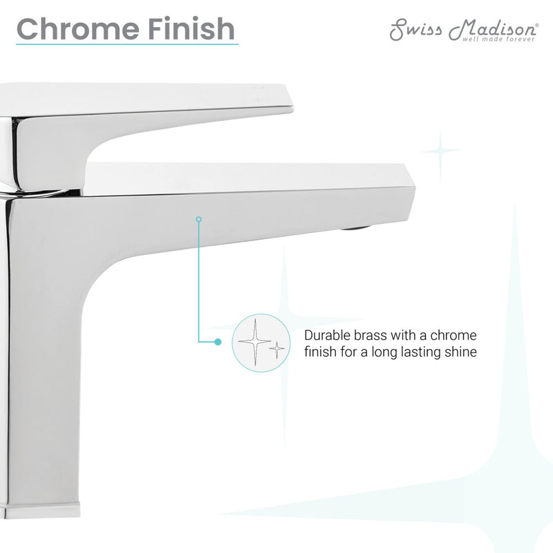 Voltaire Single Hole, Single-Handle, Bathroom Faucet in Chrome