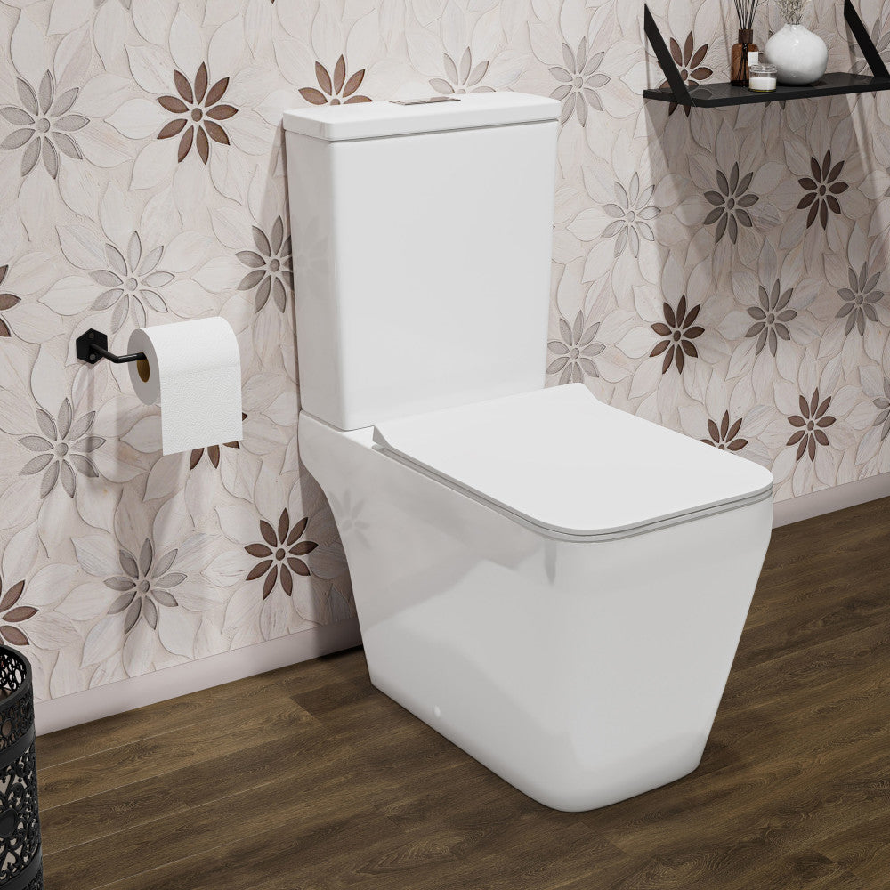 Rivoli Two-Piece Square Toilet Dual-Flush 1.1/1.6 gpf – Swiss