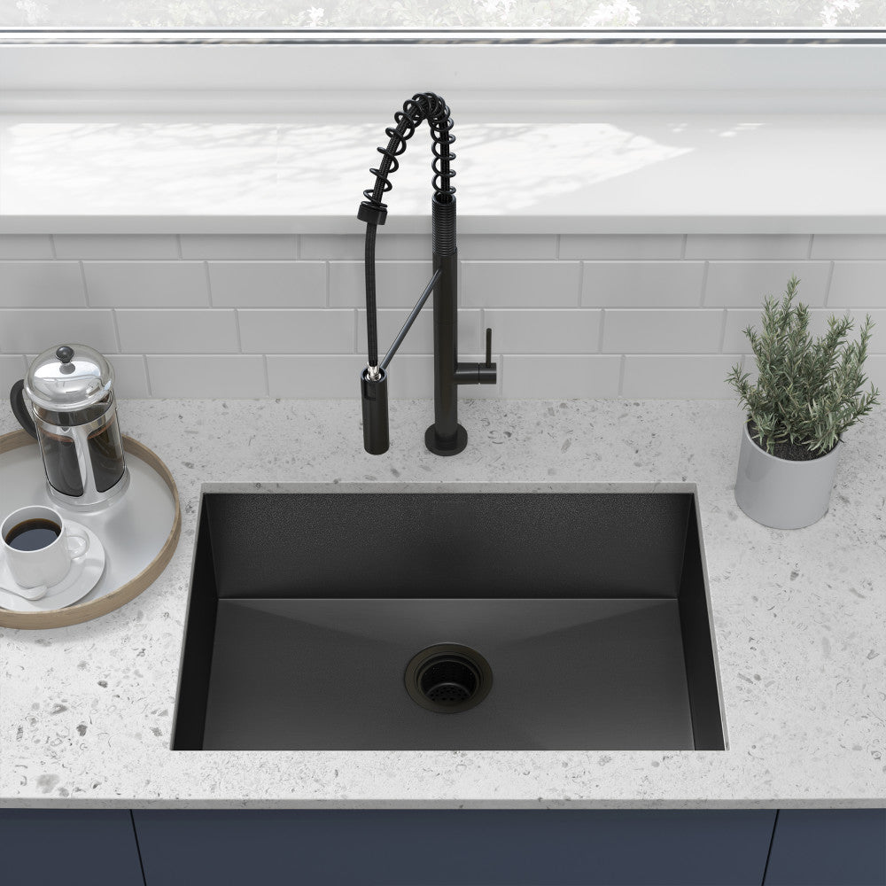 Tourner 26 x 18 Stainless Steel, Single Basin, Undermount Kitchen