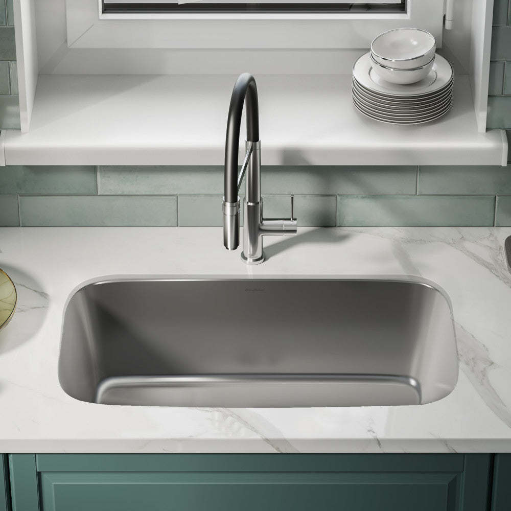 Toulouse 32 x 18 Stainless Steel, Single Basin, Under-Mount