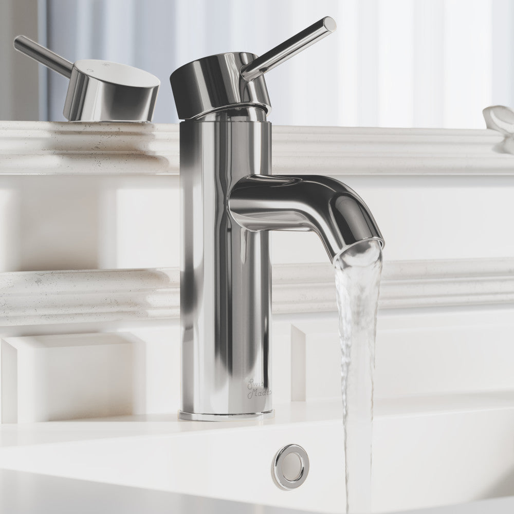 Ivy Single Hole, Single-Handle, Bathroom Faucet in Chrome – Swiss