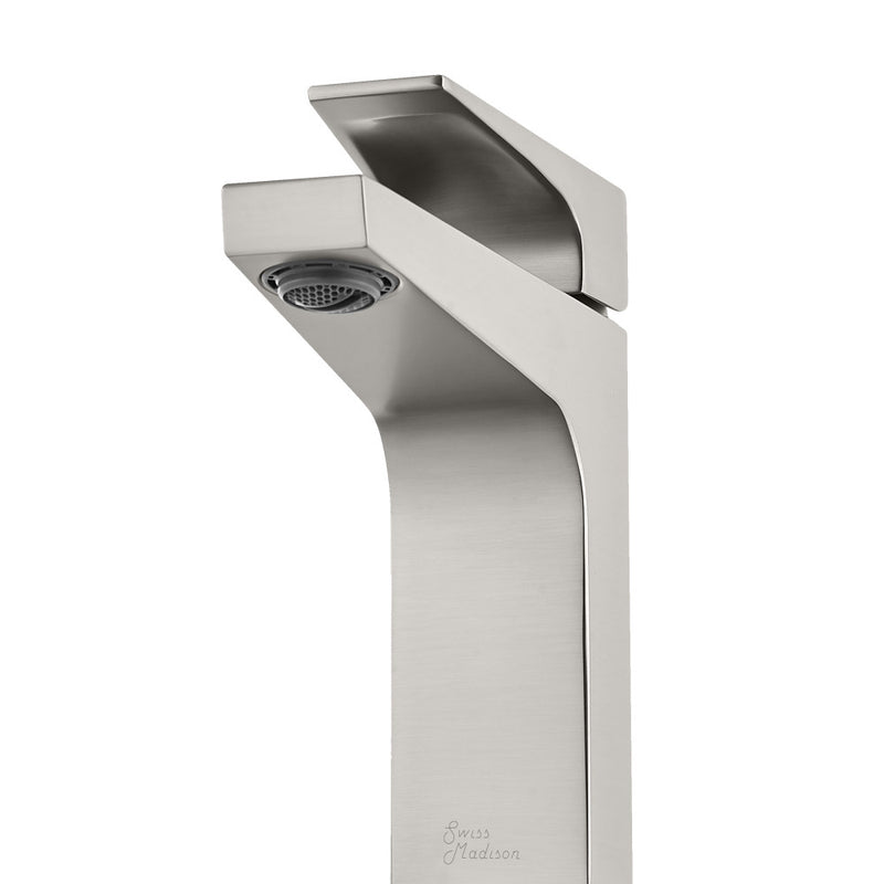 Voltaire Single Hole, Single-Handle, Bathroom Faucet in Brushed Nickel