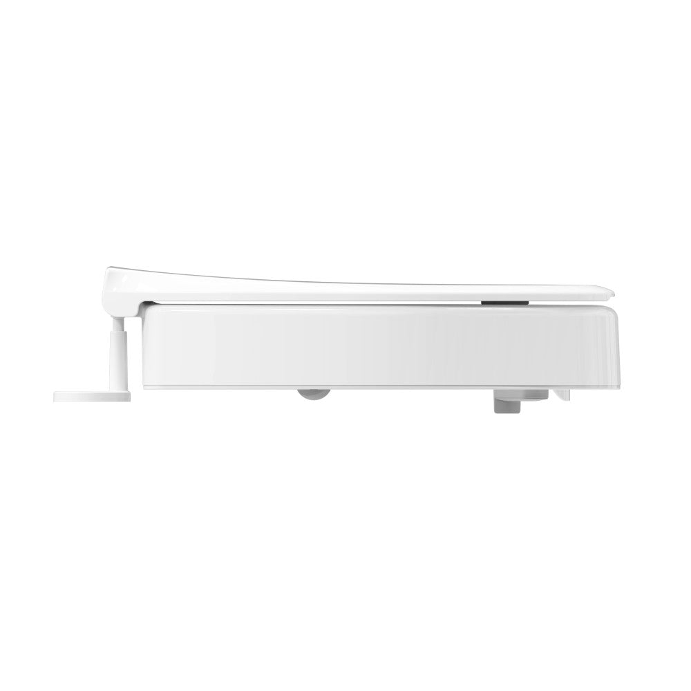 Ryse 3" Raised Round Soft Close ADA Compliant Toilet Seat in Glossy White