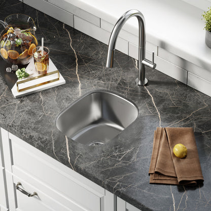 Toulouse 13 x 15 Stainless Steel Single Basin Undermount Kitchen Sink