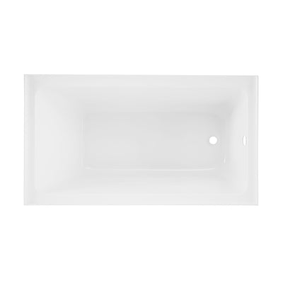 Voltaire 54" x 30" Right-Hand Drain Alcove Bathtub with Apron