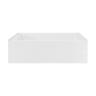 Voltaire 72" x 36" Right-Hand Drain Alcove Bathtub with Apron and Armrest