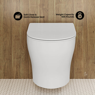 Ivy II Wall-Hung Elongated Toilet Bowl