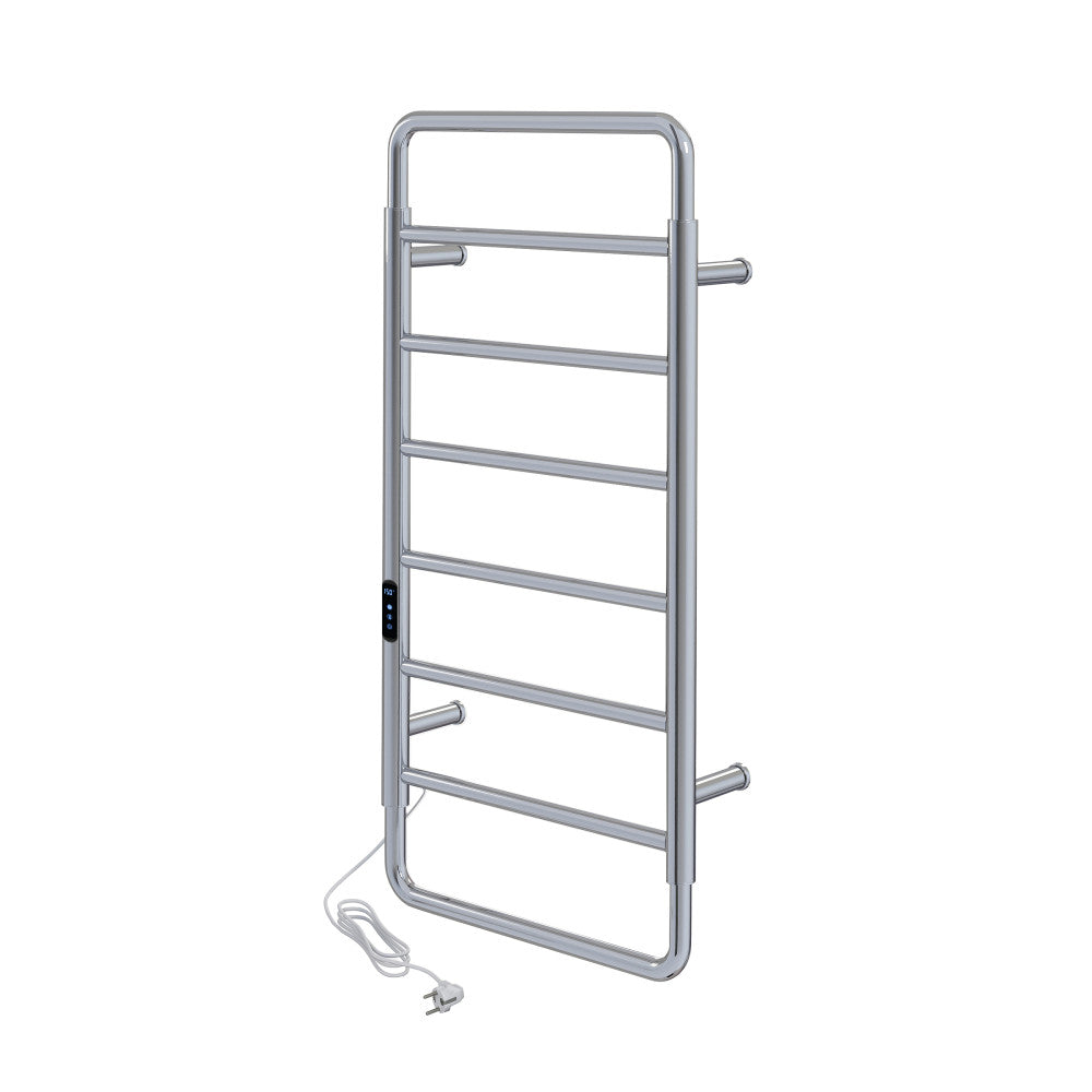 Ivy 8-Bar Electric Towel Warmer in Chrome
