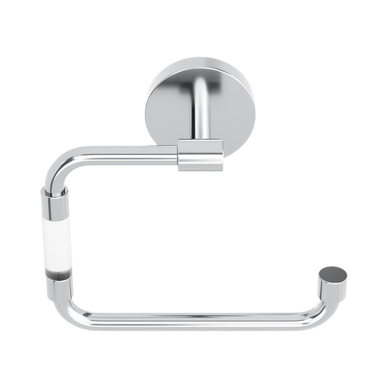 Verre Acrylic Toilet Paper Holder in Chrome