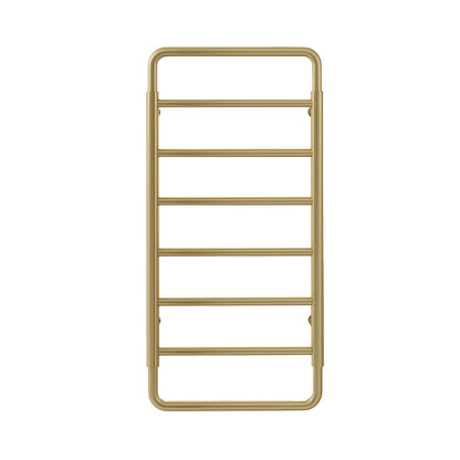 Ivy 8-Bar Electric Towel Warmer in Brushed Gold