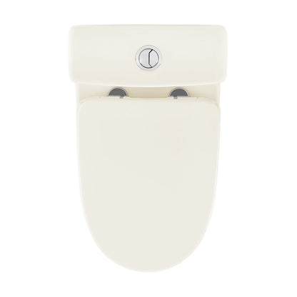 Sublime II One-Piece 10" Rough-in 1.1/1.6 GPF Dual Top Flush Round Toilet in Glossy Bisque