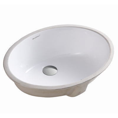 Monaco 19 Oval Under-Mount Bathroom Sink