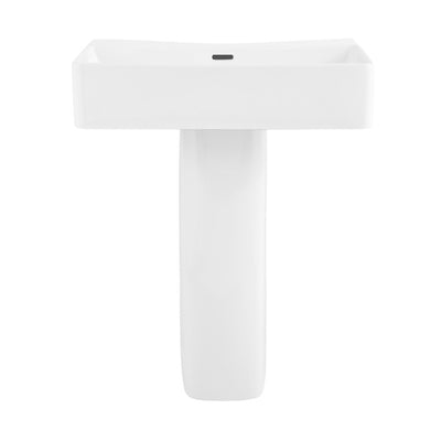 Concorde Square Two-Piece Pedestal Sink