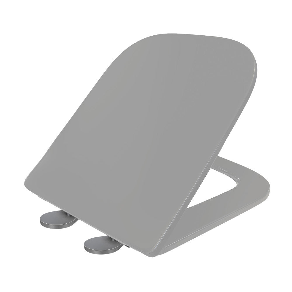 Quick Release Toilet Seat in Matte Gray (SM-1T106MG)