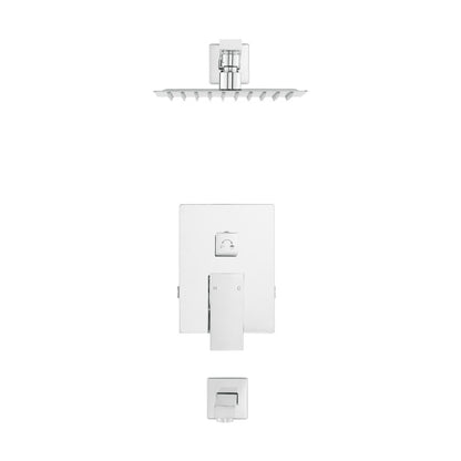 Concorde Single-Handle 1-Spray Tub and Shower Faucet in Chrome (Valve Included)