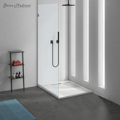 Terre C Series 36" x 36" Reversible Drain Shower Base