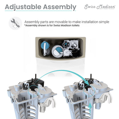 Touchless retrofit kit accessories, electric components with adjustable assembly parts for easy installation.