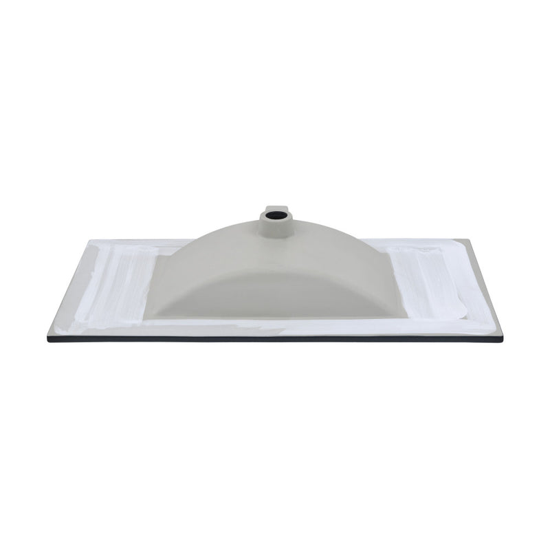 36" Ceramic Vanity Top with Single Faucet Hole in Matte Black