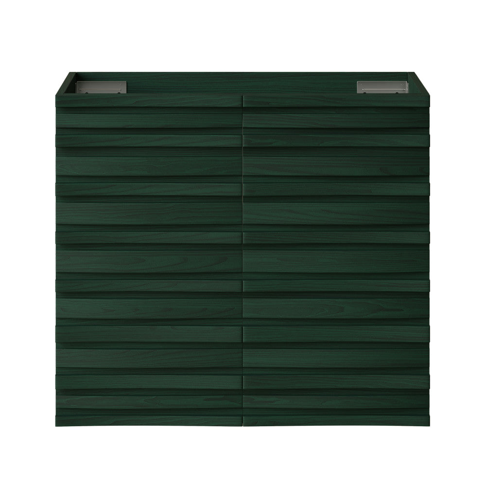 Cascade 24" Wall-Mounted Bathroom Vanity Cabinet without Top in Green Oak