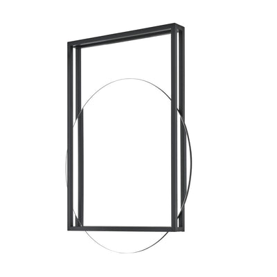 Pierre 35.5" Vanity Mirror in Matte Black