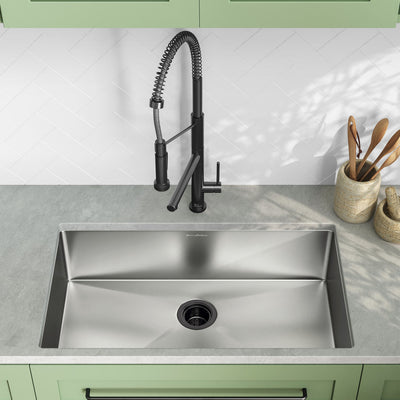 Rivage 32 x 19 Stainless Steel, Single Basin, Undermount Kitchen Sink