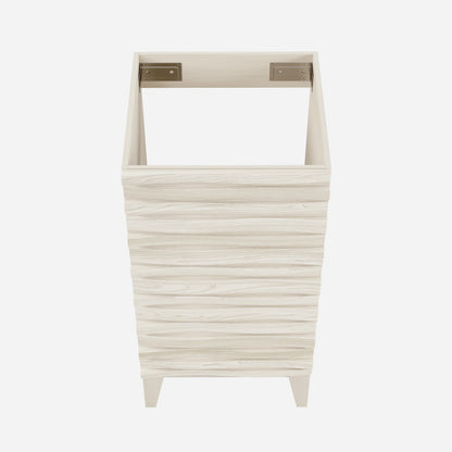 Cascade 18" Freestanding Bathroom Vanity Cabinet without Top in White Oak