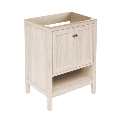 Chateau 24" Freestanding Bathroom Vanity Cabinet without Top in White Oak