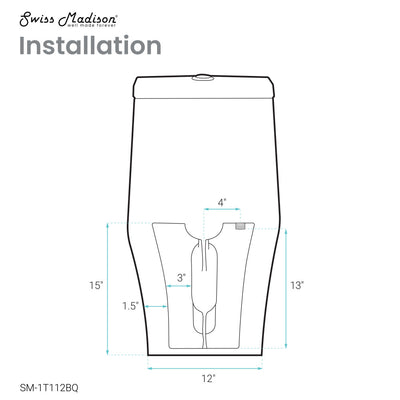 Ivy One Piece Toilet Dual Vortex Flush 1.1/1.6 gpf in Bisque