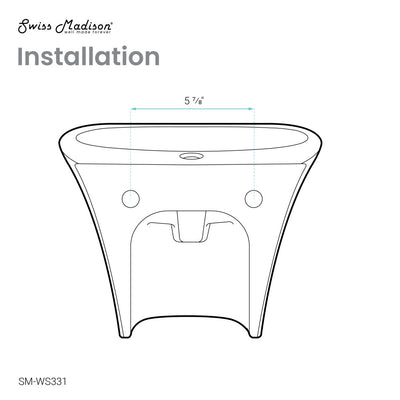 Ivy 19" Wall-Mount Bathroom Sink